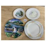 VTG PORCELAIN PLATES, WEST VIEW PARK PITTSBURGH