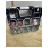 HUSKY ORGANIZER CASE, ASSORTED FASTENERS, SCREWS,