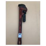 RIDGID HEAVY DUTY PIPE WRENCH, 18 INCH.