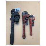 WALWORTH PIPE WRENCH (1), RIDGID HEAVY DUTY PIPE