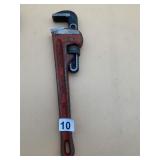 RIDGID HEAVY DUTY PIPE WRENCH, 14 INCH.