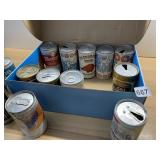 VINTAGE BEER CANS (18), ASSORTED BRANDS INCL