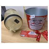 MILLER GENUINE DRAFT PLASTIC BARREL DISPENSER,