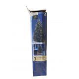 3 FT CLEAR LIGHTED SPANISH FIR LAWN STAKE TREE,