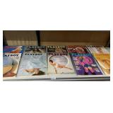 PLAYBOY MAGAZINE COLLECTION (10), VTG ISSUES