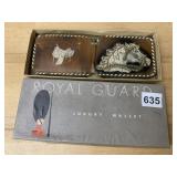 ROYAL GUARD LUXURY WALLET, WESTERN THEME,