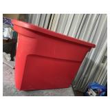 STERILITE 18 GAL STORAGE BIN, REALLY RED, MODEL