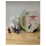 RELIANCE LUGGABLE LOO SEAT AND COVER, MEMBER