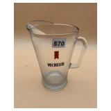 MICHELOB BEER GLASS PITCHER.