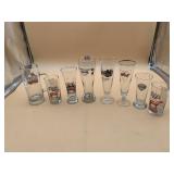 ASSORTED BREWERY GLASSWARE INCL SAMUEL ADAMS MUG,