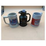 VTG BEER MUGS, INCLUDES STROH