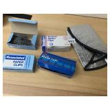 OFFICE SUPPLIES W/ ASSOCIATED JUMBO PAPER CLIPS