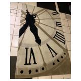 THE RUG MARKET AMERICA CLOCK PATTERN AREA RUG,