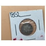 1852 THREE CENT PIECE.