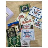 COLLECTION OF VTG BEER LABELS, VARIOUS BREWERIES,