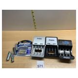 ENERGIZER BATTERY CHARGERS (3), ENERGIZER