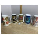 THERMO-SERV BEER MUGS FEATURING SCHAEFER, BLATZ,