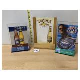 ASSORTED BEER ADVERTISING TABLETOP DISPLAYS (3),