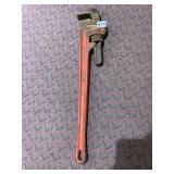 RIDGID HEAVY DUTY PIPE WRENCH, 24 IN, CAST IRON