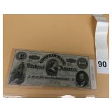 CONFEDERATE STATES OF AMERICA 1862 ONE HUNDRED