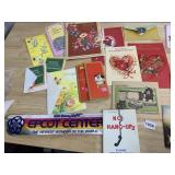 VTG EPHEMERA LOT INCL S&H GREEN STAMP BOOKS,