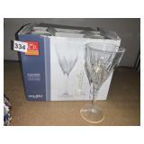 RCR HOME & TABLE FUENTE WINE GOBLETS, LEAD-FREE