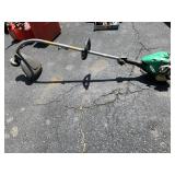 GAS-POWERED STRING TRIMMER, GREEN HOUSING.