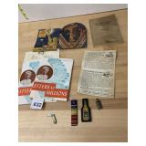 ASSORTED VTG EPHEMERA AND COLLECTIBLES, INCLUDES