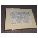 LEO P DONAHUE PRINT, BOSTON MARATHON, 39/350,
