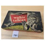 REMCO SPACE COMMANDER WALKIE TALKIES, PLASTIC