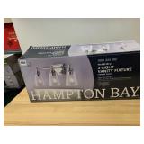 HAMPTON BAY WAKEFIELD 3-LIGHT VANITY FIXTURE,