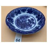 W. ADAMS & CO. BLUE AND WHITE TRANSFERWARE BOWL,