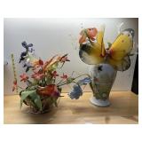 FRANKLIN PORCELAIN THE AUTUMN GLEN VASE BY PETER