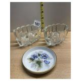 ROYAL WORCESTER FLORENA BONE CHINA TRINKET DISH,