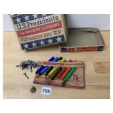 VTG U.S. PRESIDENTS COLLECTOR SERIES BUBBLE GUM