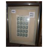 RYUKYU POSTAL SERVICE COMMEMORATIVE STAMP SHEET,