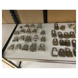 ASSORTED PADLOCKS (35), VARIOUS BRANDS INCL