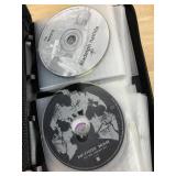 CD PROJECTS ZIPPERED CASE W/ ASSORTED MUSIC AND