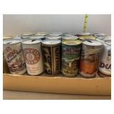 ASSORTED VTG BEER CANS (24), INCL IRON CITY