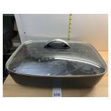 PRESTO FOLDAWAY ELECTRIC SKILLET, GLASS LID,