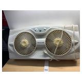 HONEYWELL TWIN WINDOW FAN, DUAL SPEED, REVERSIBLE