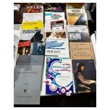 ASSORTED PIANO INSTRUCTION BOOKS, SHEET MUSIC,