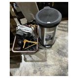 MAINSTAYS STAINLESS STEEL STEP CAN, 10.5 GALLON,