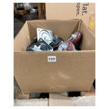 INDUSTRIAL SWIVEL CASTERS, METAL PLATES, RUBBER