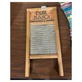 COLUMBUS WASHBOARD CO. DUBL HANDI WASHBOARD, WOOD