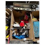SEARS CRAFTSMAN STEREO RECEIVER, CAULKING GUN,