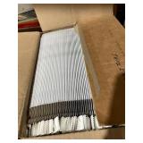 STAY-FLATS PLUS MAILERS, WHITE CARDBOARD,