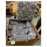 DECORATIVE THROW PILLOWS, GEOMETRIC LACE-STYLE