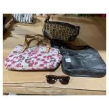 GIANI BERNINI FLORAL TOTE, ETIENNE AIGNER