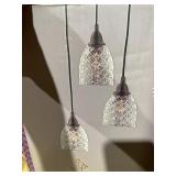 ALLEN + ROTH LYNLORE 3-LIGHT CHANDELIER, OLD